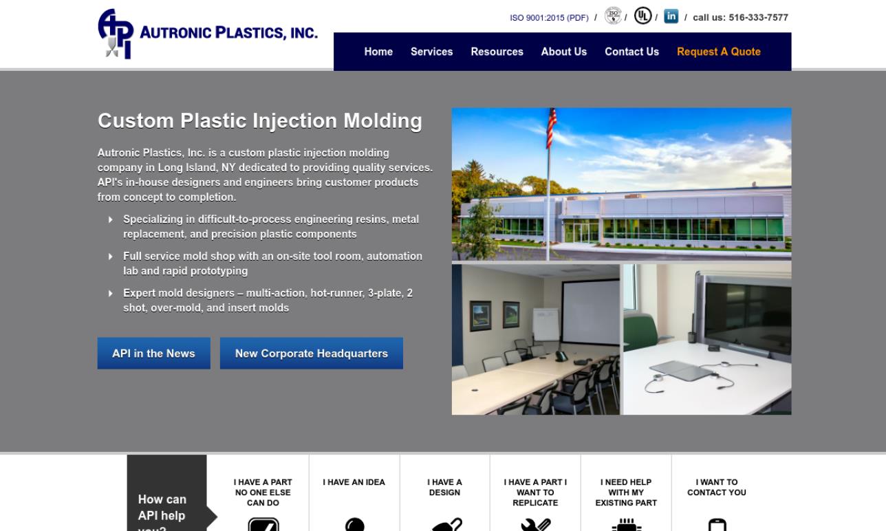 Autronic Plastics, Inc Injection Molded Plastics