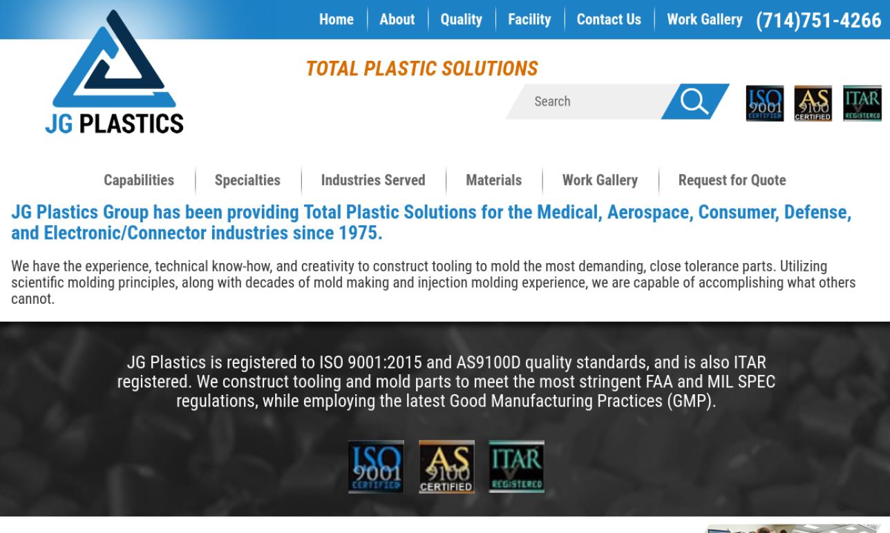J.G. Plastics Group, Inc.