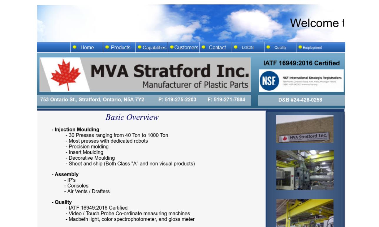MVA Stratford Inc.