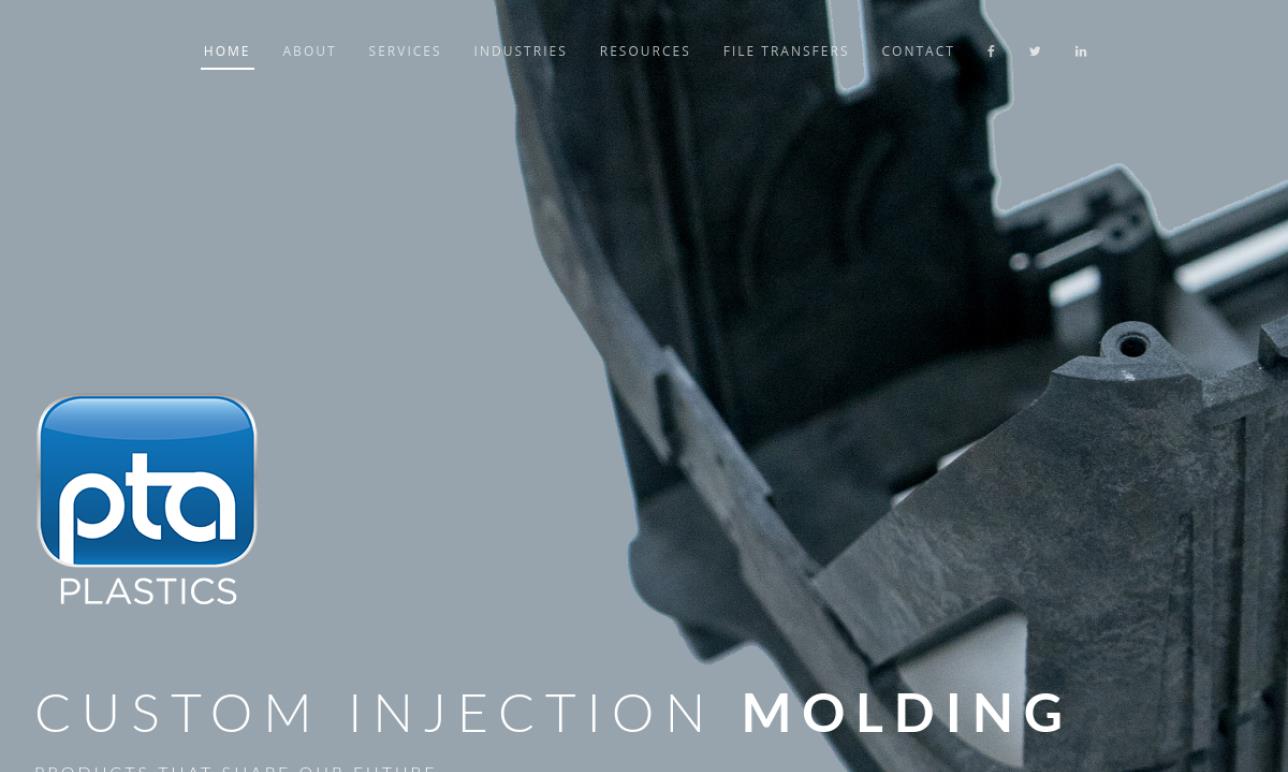 PTA Plastics Injection Molded Plastics